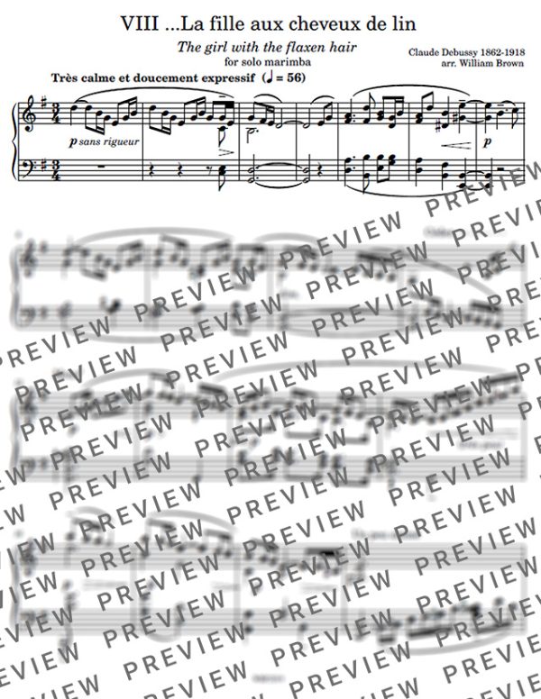 La fille aux cheveux de lin (The girl with the flaxen hair) - Debussy